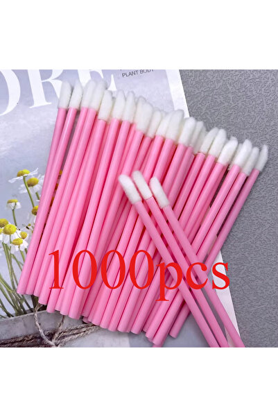 Choice1 1000 قطعة من فرشاة الشفاه الوردية للاستخدام مرة واحدة إكسسوارات نسائية بالجملة أحمر الشفاه ملمع العصي التطبيق