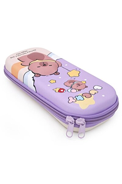 DNS Etui penar fete pentru scoala, cu 1 compartiment 1 fermoar, neechipat, 3D...