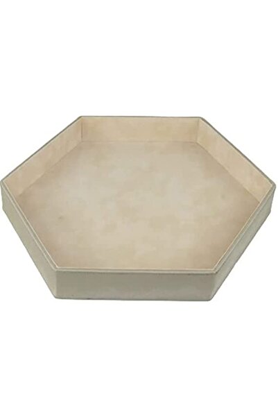 Lamsit Ibdaa حامل كيك بثلاث طبقات، أبيض، 30×32 سم