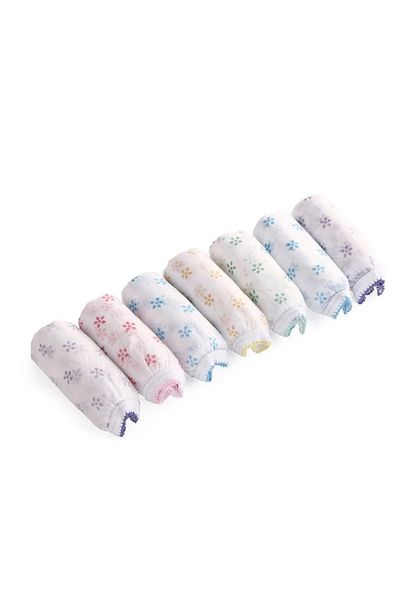 Generic Disposable feminine panty liners for menstrual days, 7 pieces, made of 100% cotton