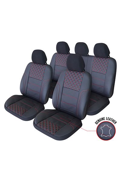 SMARTIC Smartic® car seat covers, Queen, 11 pieces, airbag compatible, foldable, 3 layers of material