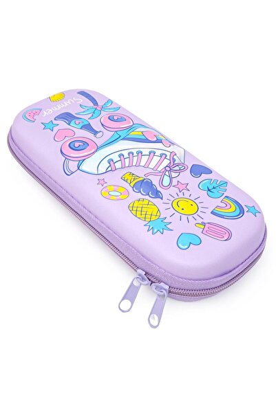 DNS Etui penar fete scoala, cu 1 compartiment 1 compartiment 1 fermoar, neech...