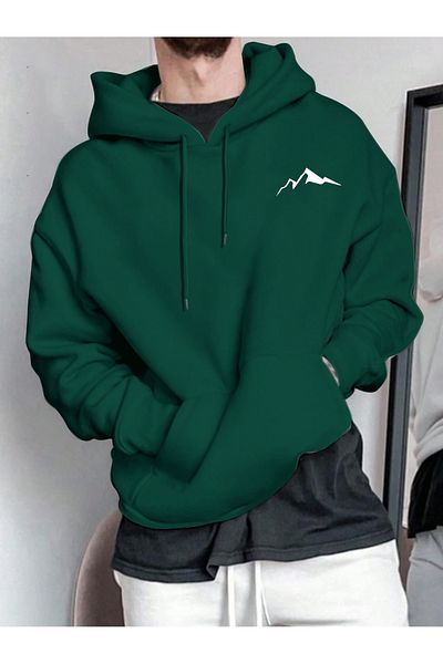 uyguntarz Unisex Minimal Dag Printed Oversize Sweatshirt