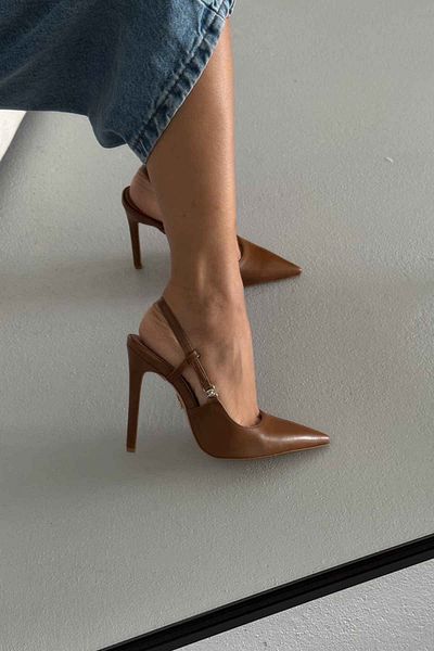 AYAKKABI PRENSİ Toka Детайлни TABA MAT Stiletto
