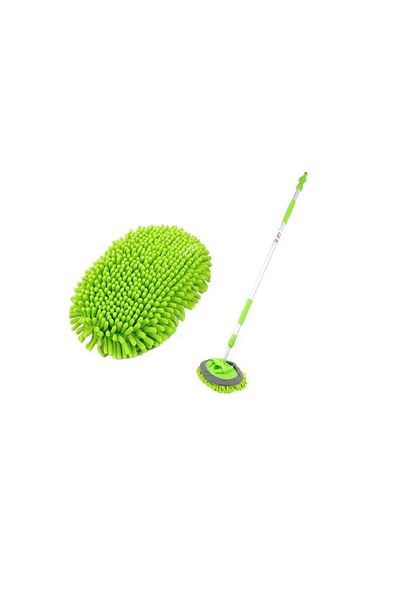 AMIO Perie spalat telescopica 98-168cm, cu franjuri Chenille