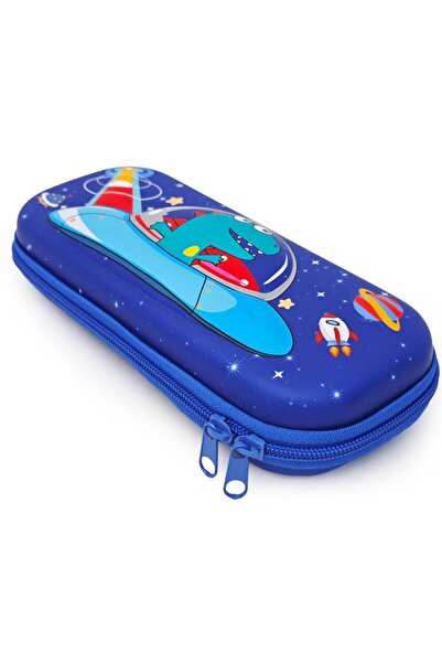 DNS Etui penar baieti scoala, cu 1 compartiment 1 fermoar, neechipat' 3D Nava...