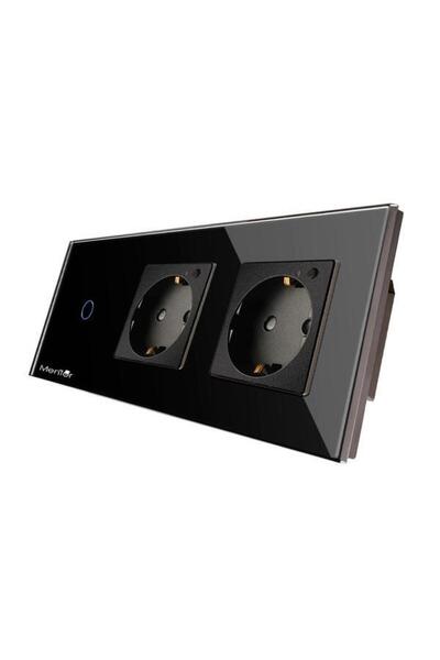 Mentor Kit Priză și Întrerupător Inteligent Wireless ES025 2.1 Încastrare WiFi 16A 3x1000W