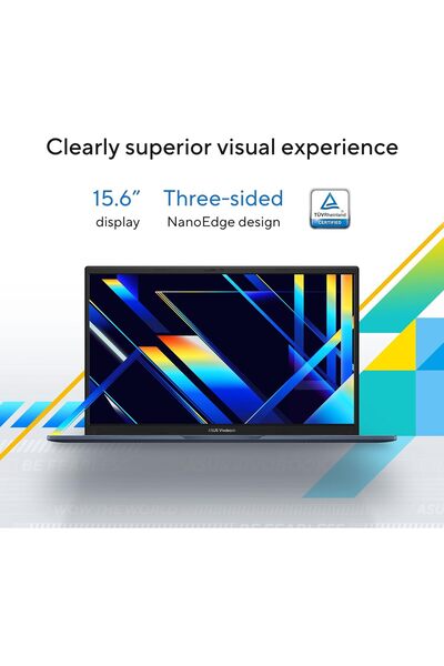 ASUS VivoBook Laptop X1504VA-NJ121W, Intel Core i7-1355U-10Core, 16GB RAM DDR4, 512GB SSD Storage, 1