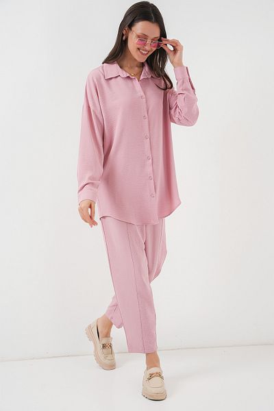 Merterium Women's Oversize Double Suit Powder 1123