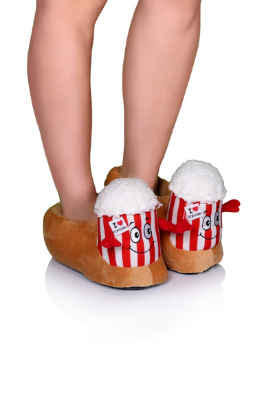 Twigy Женски пантофи Corn, Waiter Boy с животински принт, кафяви, 36/41