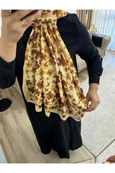 lune ÇİÇEK TEREYAĞ SARISI ŞAL