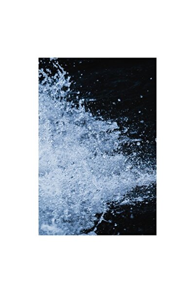 OEM Pictură pe pânză, „Valuri spumoase în noaptea adâncă”, 50x90cm