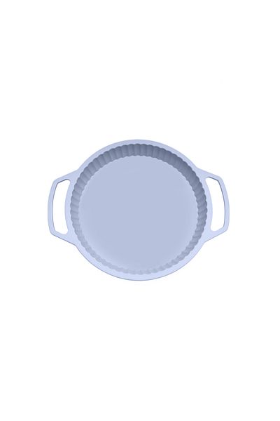 awwaline Round Baking Tray, awwaline®, Gray, Silicone, Reinforced Handles