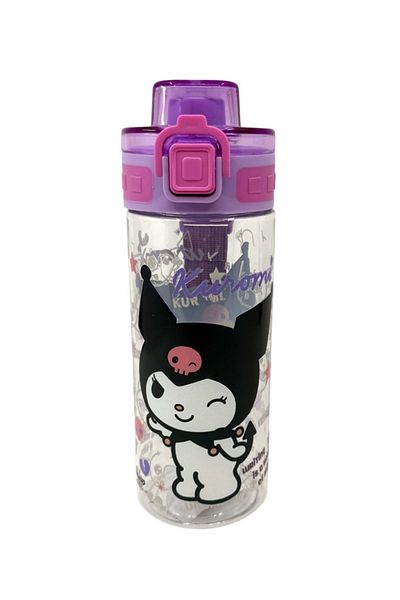 WİGGLE 500ml Kuromi Comfortable Drinking Spout Hanging Lockable Water Bottle