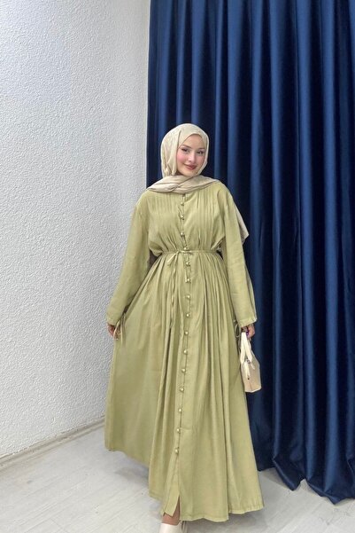 lurex moda Boydon Buttoned Dress