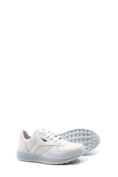 Ayakkabıhane White Lace-Up Women's Sports Shoes Ah1E416261205