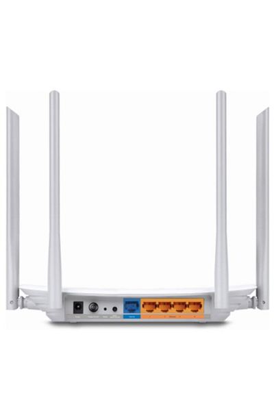 TP-LINK Router Wireless Archer C50, V3 Dual Band, 1200 Mbps, 4 Antene Externe (White)