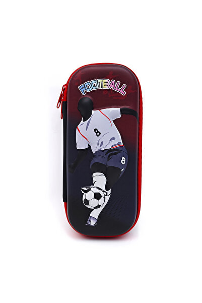 DNS Penar baieti scolar, cu 1 compartiment 1 fermoar, neechipat, 3D Fotbal, n...