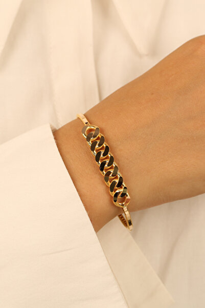 Çgk Çiğdem Gürel Kuyumculuk Gurmet Detaylı Altın Kelepçe Bilezik