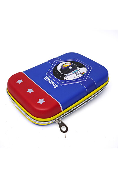 DNS Penar baieti scolar, cu 1 compartiment 1 fermoar, neechipat, 3D Cosmonaut...