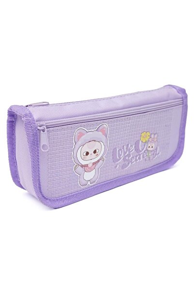 DNS Penar fete etui pentru scoala, borseta cu 2 compartimente 2 fermoare, nee...