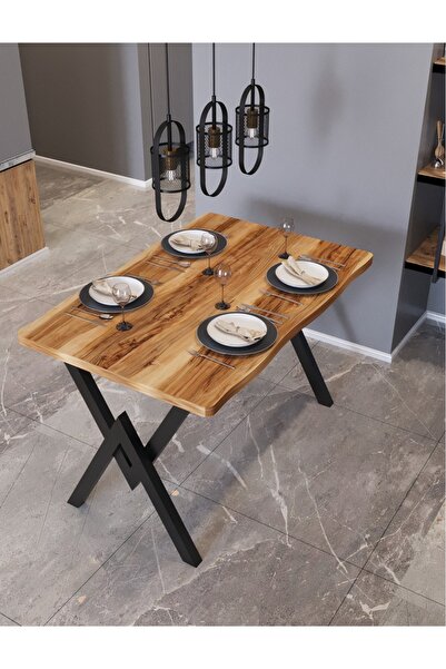 Avenza Furniture MUTFAK MASASI 80*120 SUNTALAM KÜTÜK GÖRÜNÜMLÜ MUTFAK MASASI