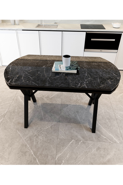 Genel Markalar Avenza Living 70×120 cm Gofret MDF Yemek Masası – Modern Mutfak & Ofis Masası