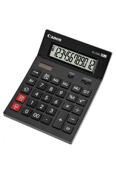 Canon Calculator de birou AS-2200 (Negru)