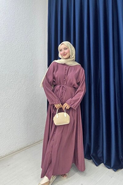 lurex moda Boydon Buttoned Dress