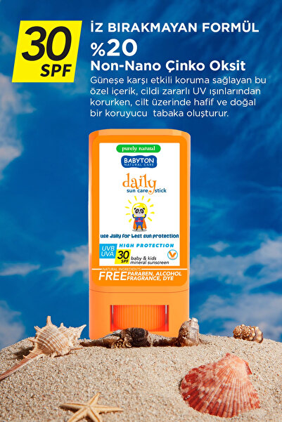 BABYTON Daily Güneş Stick 30 SPF 20 gr