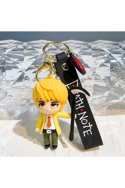 FG KONNİCHİWA Cute Anime Death Note Toy Keychain Car Cartoon Small Accessories Stationery Store