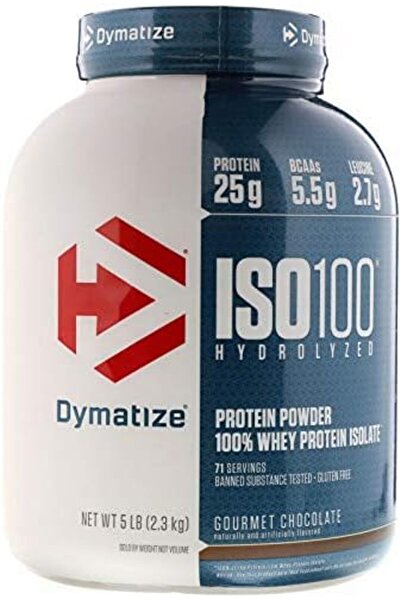 Dymatize Nutrition ISO 100 Hydrolyzed Whey Protein Isolate Gourmet (Vanilla, 2267.9 g)