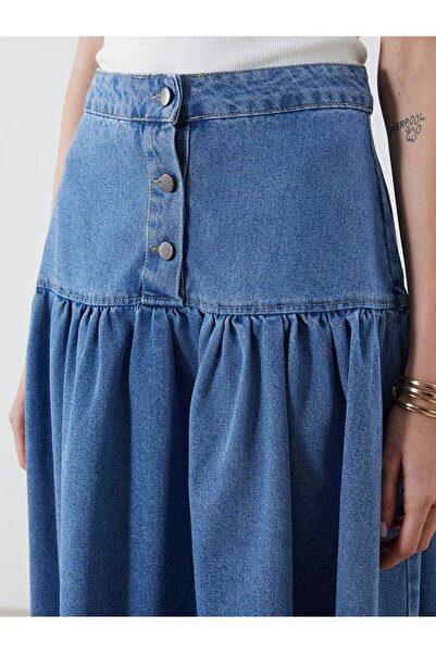LC Waikiki Natuvera Standart Fit Pileli Jean Etek