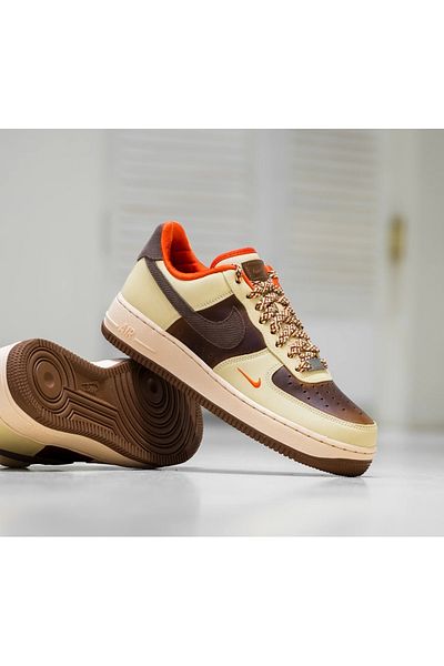 Nike Air Force 1'07 Low Light British Cacao Wow'-Men's Sneaker Shoes