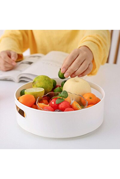 awwaline Tavă organizatoare rotativă pentru frigider sau dulap,