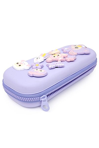 DNS Etui penar fete scoala, 1 fermoar, neechipat, Big head baby repozitionabi...