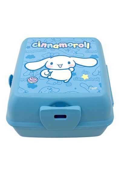 WİGGLE Cinnamoroll Licensed 4 Compartment Children's Lunch Box - Food Storage Container with Spoon and Fork
