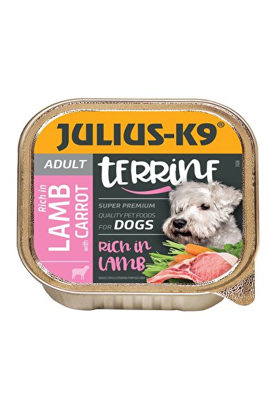 Julius K9 Dog - Terina cu miel si morcovi - 150g