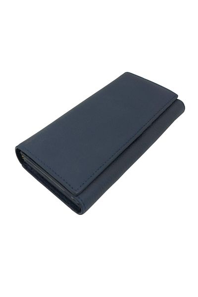 Tita Women's wallet, navy blue, made of genuine leather, - PR154