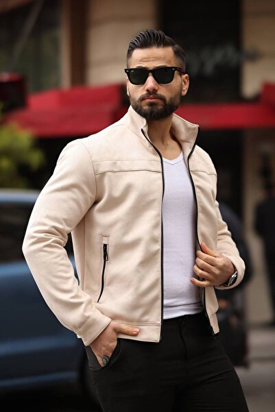 SEASON COAT Ανδρικό εποχιακό σουέτ παλτό nubuck