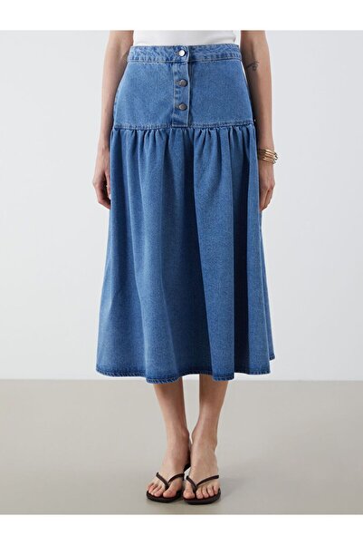 LC Waikiki Natuvera Standart Fit Pileli Jean Etek