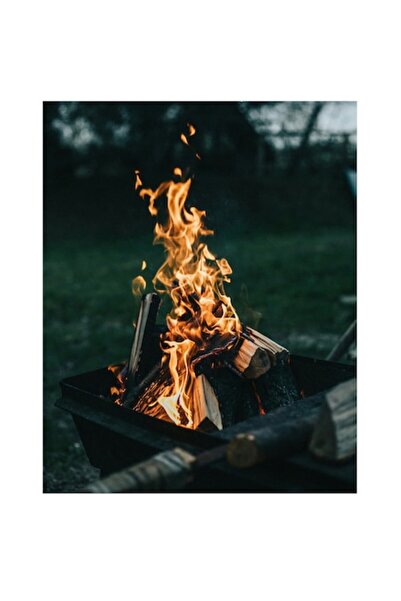 OEM Pictură pe pânză „Dansul flăcărilor”, 70 x 100 cm