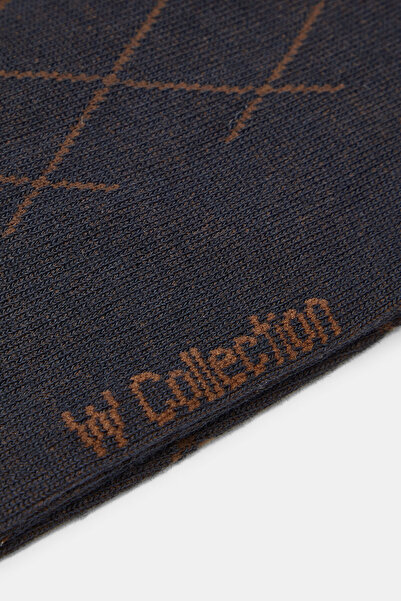 W Collection Dark Blue Cotton/Bamboo Socks