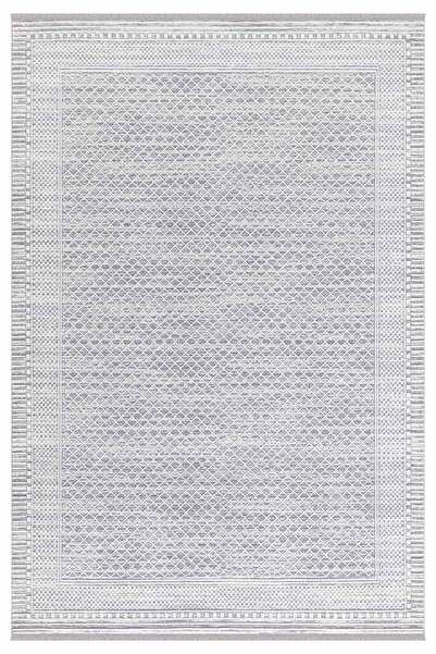 İpek Halı Dalida 3209A Yumuşak Dokulu İskandinav Desenli Gri Krem Salon, Mutf...