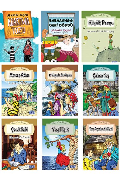 Parıltı Yayınları PARITLI YAYINLARI KÜÇÜK PRENS,MERCAN ADASI,ÇOCUK KALBİ VE Ş...