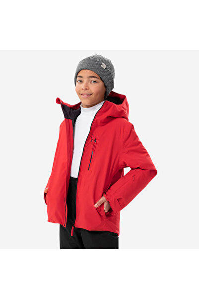 Decathlon معطف تزلج للأطفال من Wedze - 6/14 سنة - أحمر - SKI500