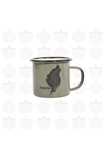 Freecamp Campers Emaye Mug 350ml Yeşil