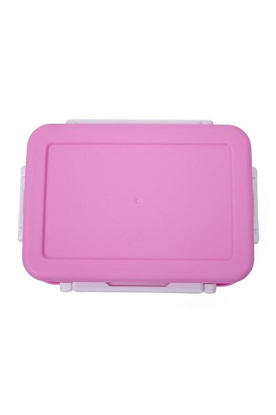 DNS Medium children's casserole for kindergarten, compartmentalized, 750 ml, pink YSY3022-1