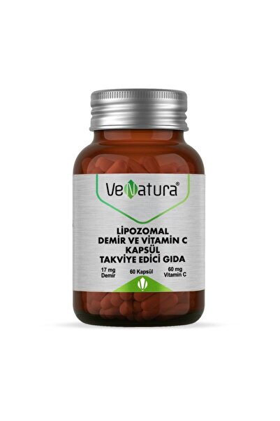 VeNatura Lipozomal Demir ve Vitamin C 60 Kapsül