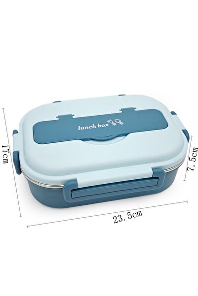 DNS Caserola compartimentata copii pachet scoala, 3 compartimente, inox,1000 ...